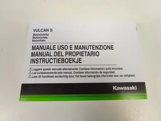 INSTRUCTIEBOEKJE Kawasaki 650 Vulcan S 2015 - 2019