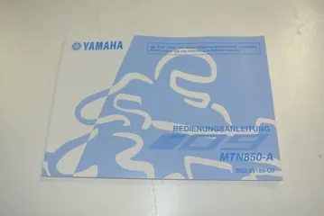 INSTRUCTIEBOEKJE Yamaha MT 09 2018 - 2020