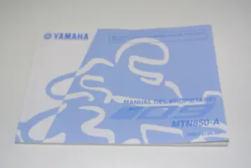 INSTRUCTIEBOEKJE Yamaha MT 09 2018 - 2020