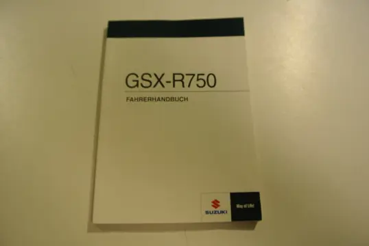 INSTRUCTIEBOEKJE Suzuki GSR 750 2011 - 2016