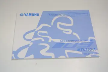 INSTRUCTIEBOEKJE Yamaha MT 09 2018 - 2020