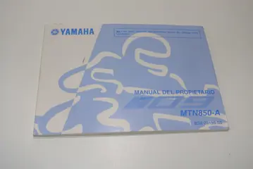 INSTRUCTIEBOEKJE Yamaha MT 09 2018 - 2020