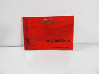 INSTRUCTIEBOEKJE Moto Guzzi Griso 2007 - 2013