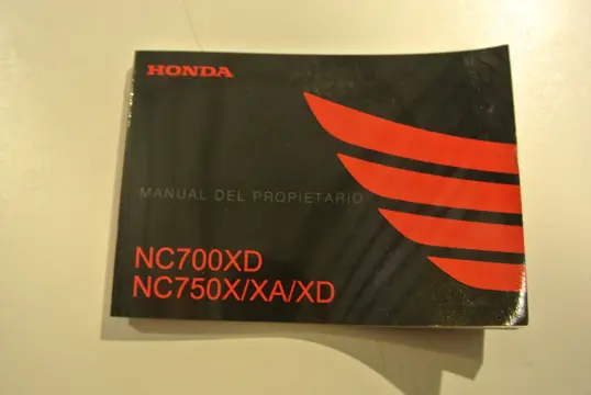 INSTRUCTIEBOEKJE Honda NC 750 X 2018 - 2019