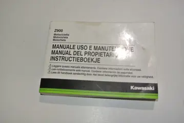 INSTRUCTIEBOEKJE Kawasaki Z 900 2017 - 2019