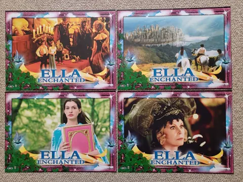 ELLA ENCHANTED lobbycard set.