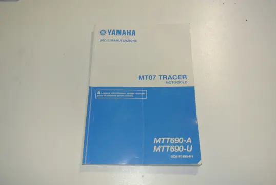 INSTRUCTIEBOEKJE Yamaha MT 07 Tracer 2016 - 2018