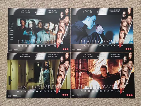 HALLOWEEN    RESURRECTION     lobbycard set.
