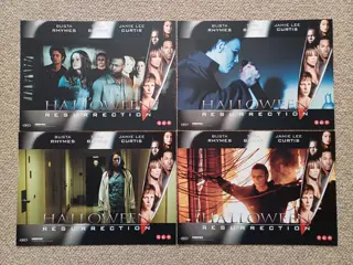 HALLOWEEN    RESURRECTION     lobbycard set.