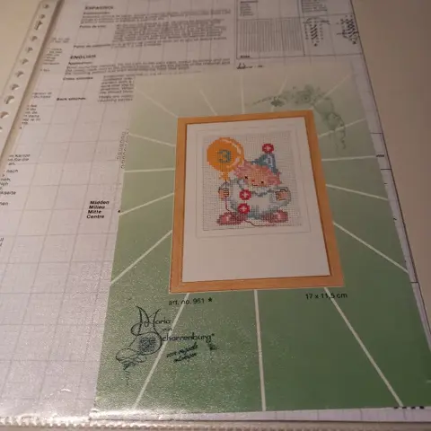 borduurpatroon, Maria van Scharrenburg - patroon, zonder, materiaal