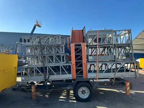 Bouwlift Fraco FRSM - 3000 Vertical Mast Steiger Lift Honda Aanhanger