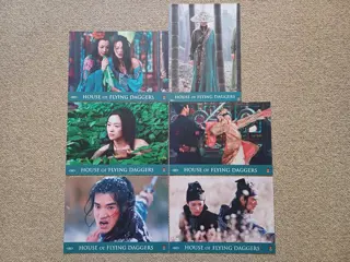 HOUSE   OF   FLYING   DAGGERS     lobbycard set.