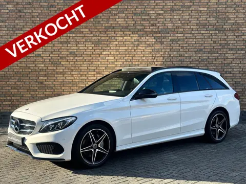Mercedes-Benz C-klasse 180 AMG Pano Stoelvw Trekhaak Camera Led
