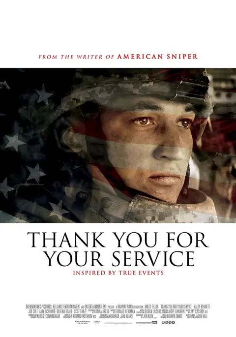 THANK YOU FOR YOUR SERVICE filmposter.