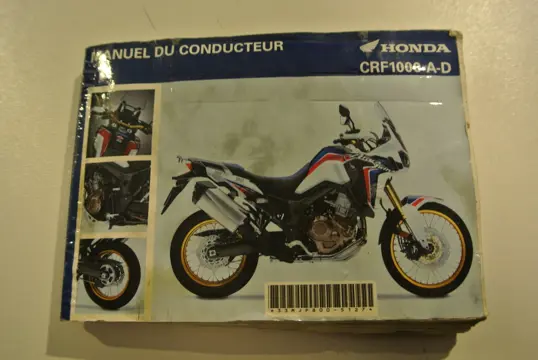 INSTRUCTIEBOEKJE Honda CRF 1000 Africa Twin 2015 - 2020