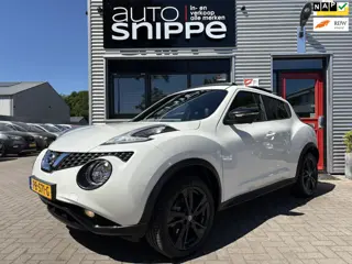 Nissan Juke 1.6 DIG-T Tekna -190 PK-VOLLEDER-OPEN DAK-360 CAMERA-PARELMOER WIT-KEYLESS-ORIGINEEL NED