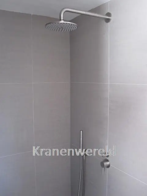 Inbouw doucheset met mengkraan van geheel RVS
