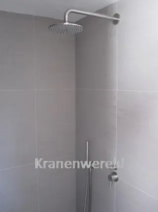 Inbouw doucheset met mengkraan van geheel RVS