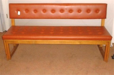 2x Kerkbank H84xB165cm.