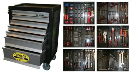 Benson 1120 delige gevulde gereedschapwagen