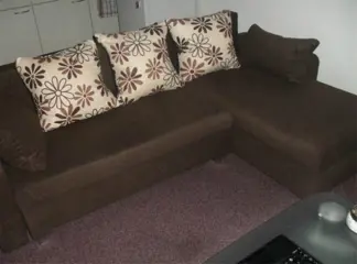 Koopje:Zo goed als nieuw hoekbank met slaap &amp;