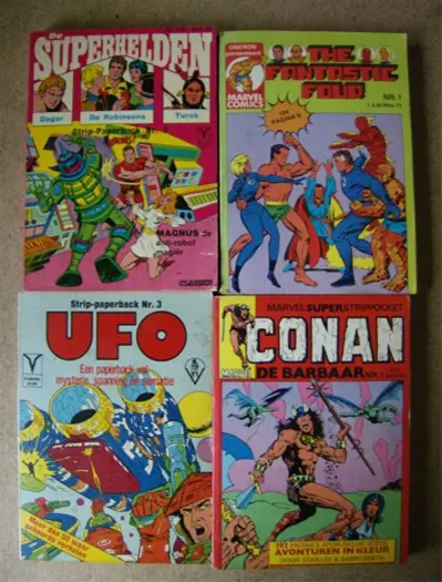 Superhelden , fantastic four , ufo , conan pockets