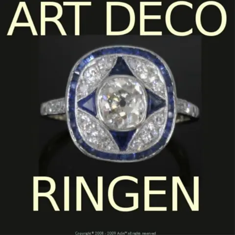 Adin Antwerpen verkoop van Art-Deco ringen.