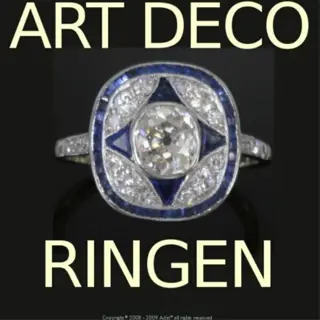Adin Antwerpen verkoop van Art-Deco ringen.