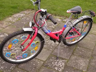 Gebruikte meidenfiets met 15 versnellingen