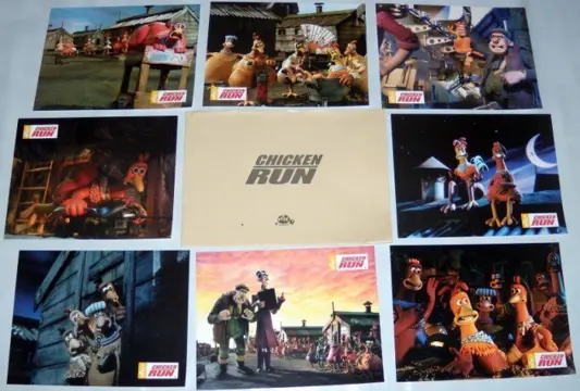 CHICKEN RUN lobbycard set.