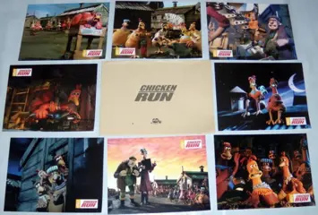 CHICKEN RUN lobbycard set.