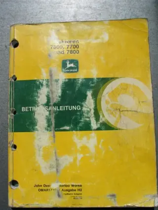 Manual JD 7600/7700/7800