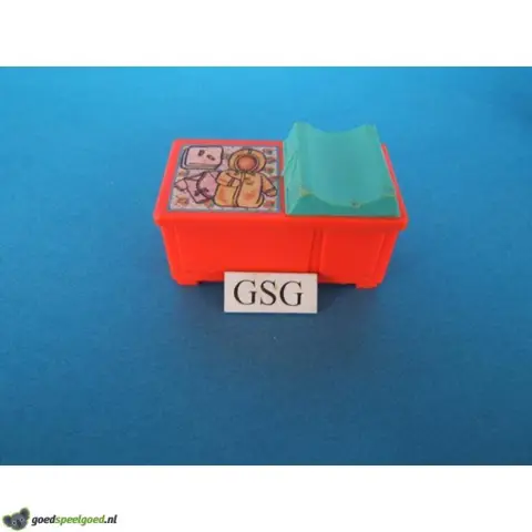 Aankleedtafel rood nr. 2072-08