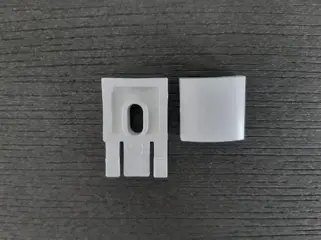 Stalen Rei RVS 210cm met knik