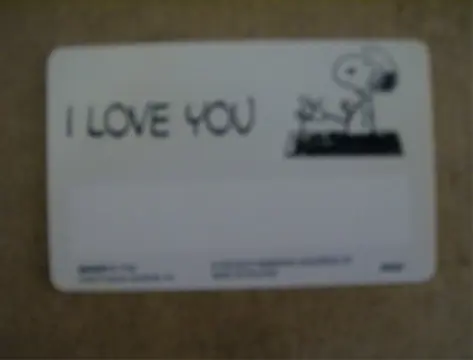 Snoopy card
