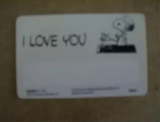 Snoopy card