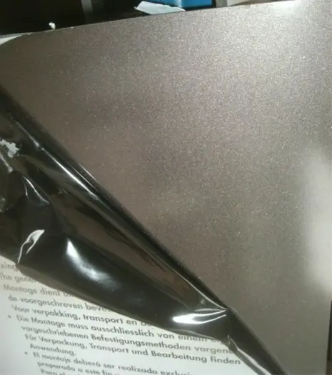 HPL platen merk TRESPA Ral 7021 Grafietgrijs GLANS 186x365cm