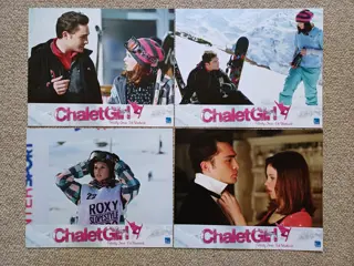 CHALET GIRL lobbycard set.