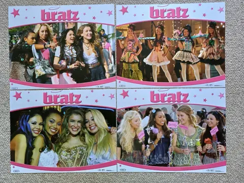 BRATZ  -  THE    MOVIE     lobbycard set.