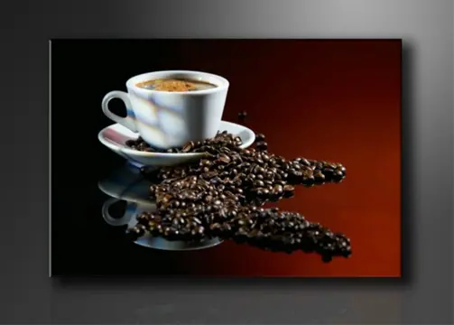 Nieuw canvas schilderij Koffie 120 x 80 cm