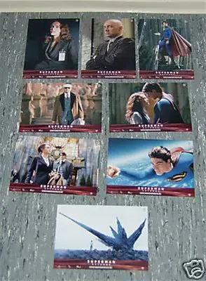 SUPERMAN RETURNS lobbycard set.