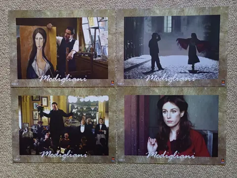 MODIGLIANI    lobbycard set.