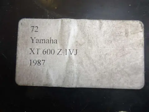 ACHTER SPATBORD Yamaha XT 1980 - 2010