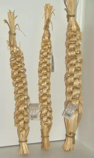 WILGENTAKKEN GEWEVEN 60 CM NATUREL 3 stuks NIEUW