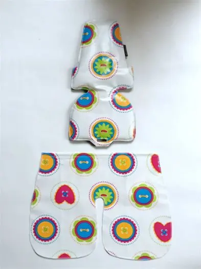 Hippe bekleding voor bobike fietstoel mini LIEF!