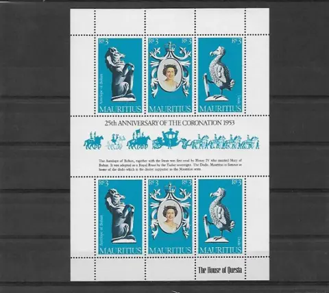 Mauritius Michel nr. 456-58 in Kleinbogen Postfris