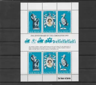 Mauritius Michel nr. 456-58 in Kleinbogen Postfris