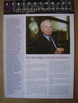 Stripschrift bijlage marten toonder adv. 952