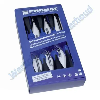 Promat schroevendraaierset 7-delig Sleuf/PH/PZD