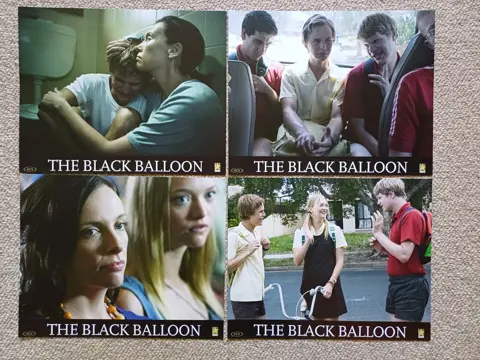 THE    BLACK    BALLOON     lobbycard set.